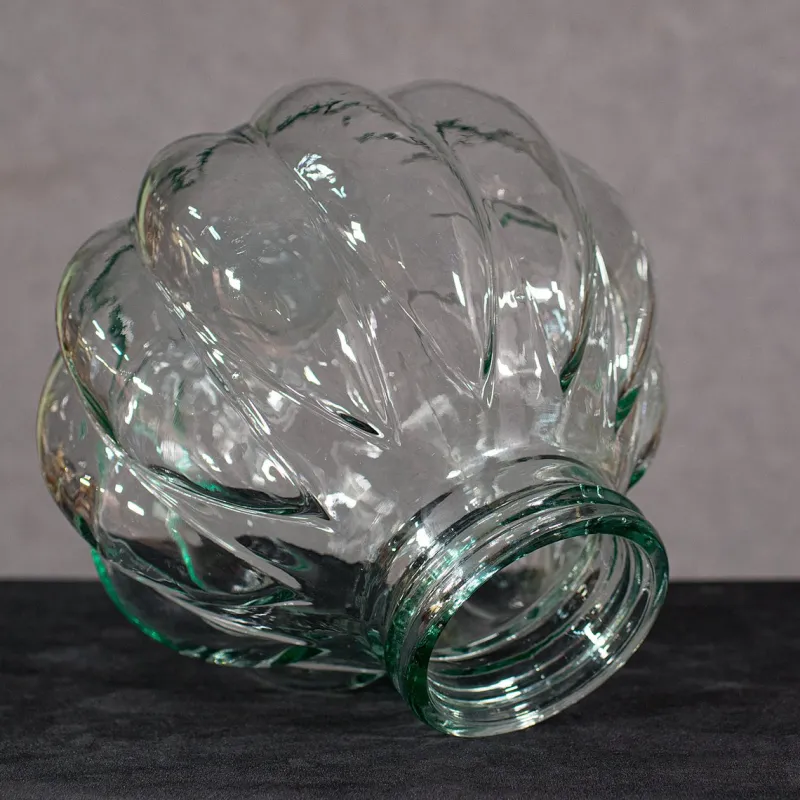 Pamono Large Late 20th Century Vintage English Glass Storage Jar, 1970s> Glassware