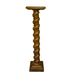 Sale Pamono Large Louis XII French Walnut Barley Twisted Pillar, 1870s