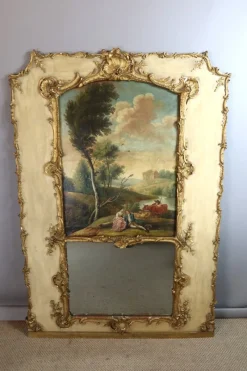 Pamono Large Louis XV Style Mirror> Mirrors