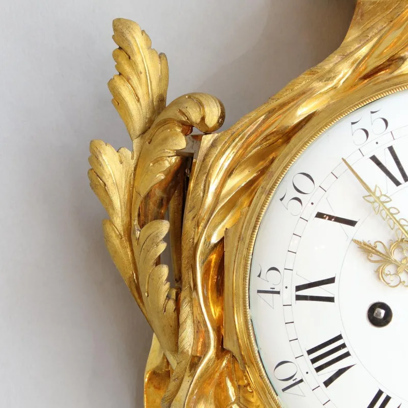 Pamono Large Louis XVI Cartel Wall Clock, Paris, 1770s> Clocks