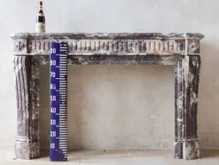Online Pamono Large Louis XVI French Fireplace in Exceptional Fleur De Pêche Marble