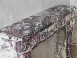Online Pamono Large Louis XVI French Fireplace in Exceptional Fleur De Pêche Marble