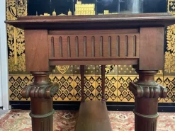 Pamono Large Louis XVI Style Walnut Console Table><noscript><img width=