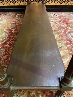 Pamono Large Louis XVI Style Walnut Console Table><noscript><img width=