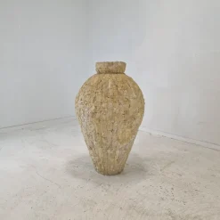 Pamono Large Mactan Stone or Fossil Stone Planter, 1980s> Planters And Jardiniere
