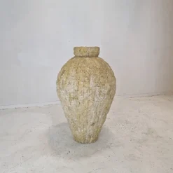 Pamono Large Mactan Stone or Fossil Stone Planter, 1980s><noscript><img width=