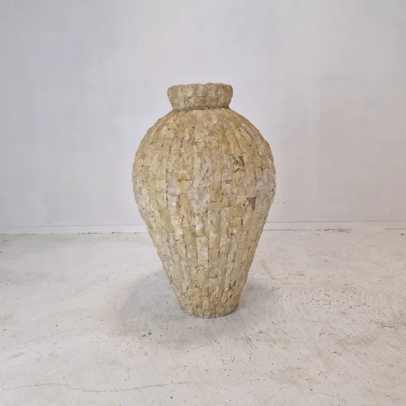 Pamono Large Mactan Stone or Fossil Stone Planter, 1980s> Planters And Jardiniere