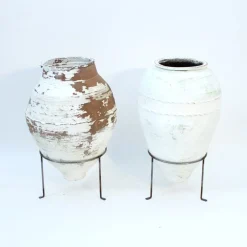 Pamono Large Mediterranean Olive Jars, 1930s, Set of 2><noscript><img width=