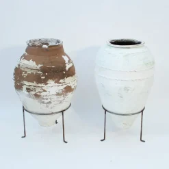 Pamono Large Mediterranean Olive Jars, 1930s, Set of 2><noscript><img width=