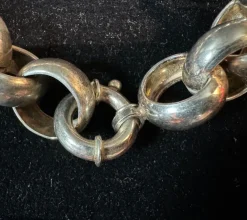 Discount Pamono Large Mesh Bracelet in Silver, 1970