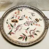 Pamono Large Metal and Porcelain Tray from Rörstrand, 1900s> Trays