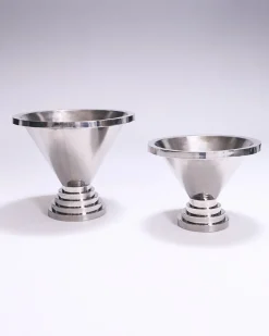 Pamono Large Metal Champagne Bucket, 2010s> Ice Buckets & Wine Coolers