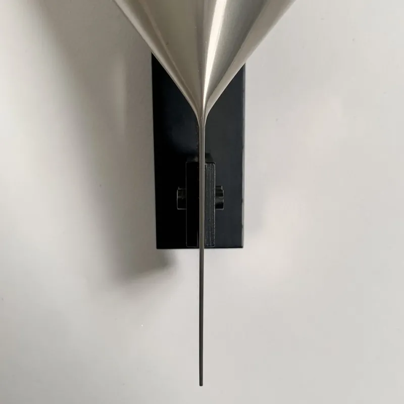 Pamono Large Metal Sconce in the style of Michel Boyer, France, 1970s