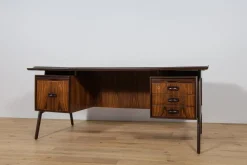 Pamono Large Mid-Century Freestanding Rosewood Desk, Denmark, 1960s> Desks