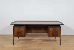 Pamono Large Mid-Century Freestanding Rosewood Desk, Denmark, 1960s><noscript><img width=