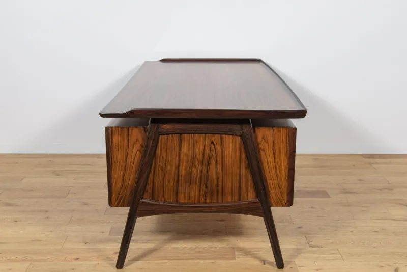 Pamono Large Mid-Century Freestanding Rosewood Desk, Denmark, 1960s> Desks
