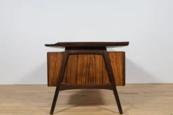 Pamono Large Mid-Century Freestanding Rosewood Desk, Denmark, 1960s><noscript><img width=