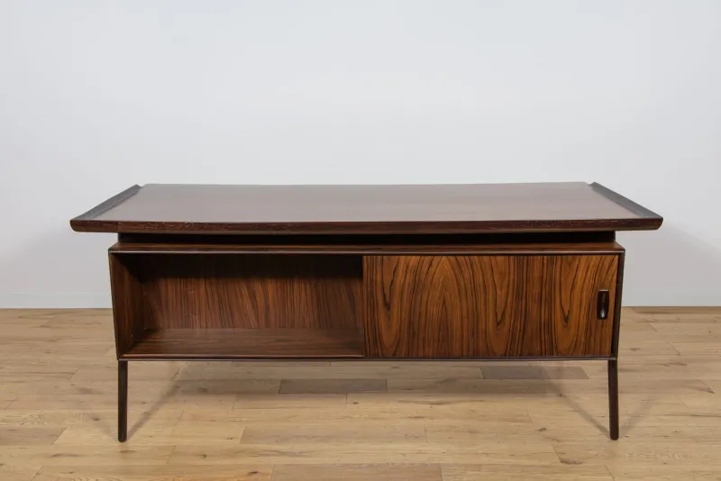 Pamono Large Mid-Century Freestanding Rosewood Desk, Denmark, 1960s> Desks