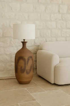 Clearance Pamono Large Mid-Century Modern Ceramic Lamp Base by David White, 1950s