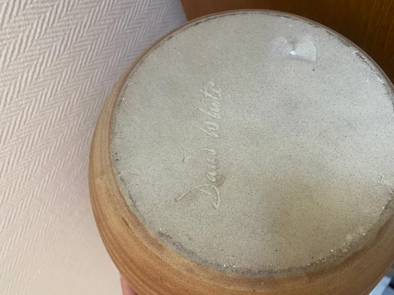 Clearance Pamono Large Mid-Century Modern Ceramic Lamp Base by David White, 1950s