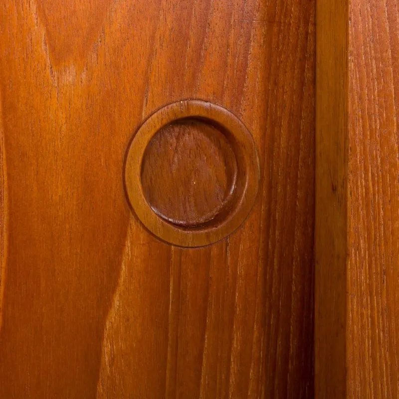 Sale Pamono Large Mid-Century Modern Danish Teak Wardrobe, 1960s