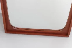 Pamono Large Mid-Century Modern Danish Teak Mirror, 1960s