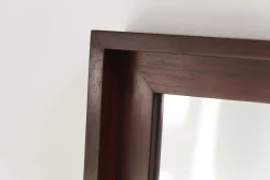 Outlet Pamono Large Mid-Century Modern Rosewood Mirror, Denmark, 1960s