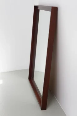 Outlet Pamono Large Mid-Century Modern Rosewood Mirror, Denmark, 1960s