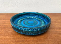 Online Pamono Large Mid-Century Rimini Blu Pottery Bowl by Aldo Londi for Bitossi, Italy, 1960s