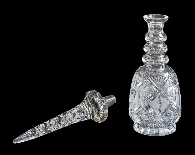 Pamono Large Middle Eastern style Bohemian Crystal Decanter> Bottles, Carafes & Jugs