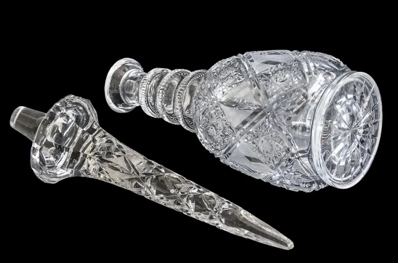 Pamono Large Middle Eastern style Bohemian Crystal Decanter> Bottles, Carafes & Jugs