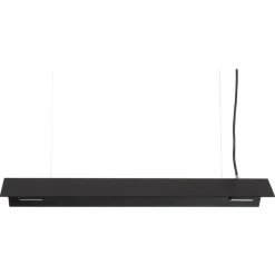 Pamono Large Misalliance Ral Jet Black Suspended Light by Lexavala