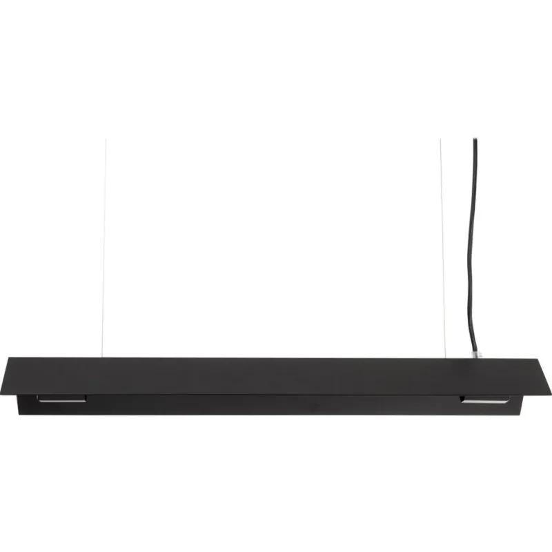 Pamono Large Misalliance Ral Jet Black Suspended Light by Lexavala