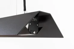 Pamono Large Misalliance Ral Jet Black Suspended Light by Lexavala