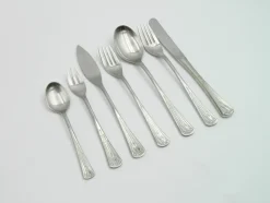 Pamono Large Model 9100 Charleston Nicro 18/10 Stainless Steel Cutlery from Berndorf, Austria, Set of 46><noscript><img width=