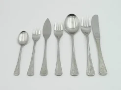 Pamono Large Model 9100 Charleston Nicro 18/10 Stainless Steel Cutlery from Berndorf, Austria, Set of 46><noscript><img width=