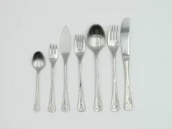 Pamono Large Model 9100 Charleston Nicro 18/10 Stainless Steel Cutlery from Berndorf, Austria, Set of 46><noscript><img width=