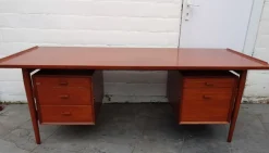 Sale Pamono Large Model 207 Desk in Teak by Arne Vodder for Sibast, 1950s