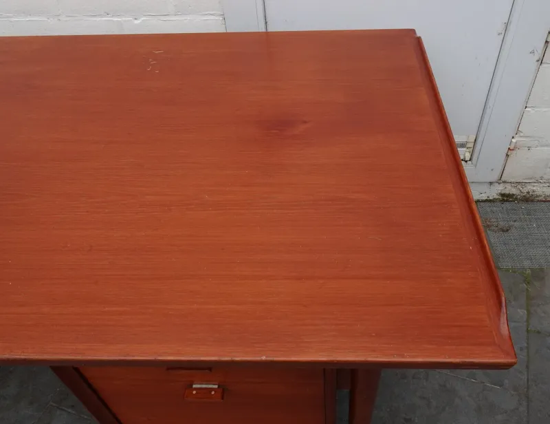 Sale Pamono Large Model 207 Desk in Teak by Arne Vodder for Sibast, 1950s
