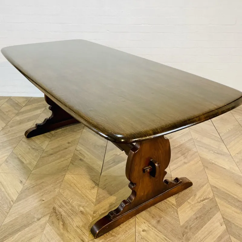 Sale Pamono Large Model 419 Refectory Dining Table by Lucian Ercolani for Ercol, 1960s