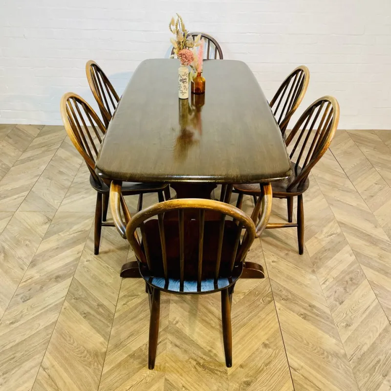 Sale Pamono Large Model 419 Refectory Dining Table by Lucian Ercolani for Ercol, 1960s