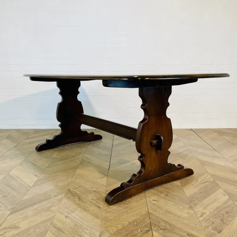 Sale Pamono Large Model 419 Refectory Dining Table by Lucian Ercolani for Ercol, 1960s