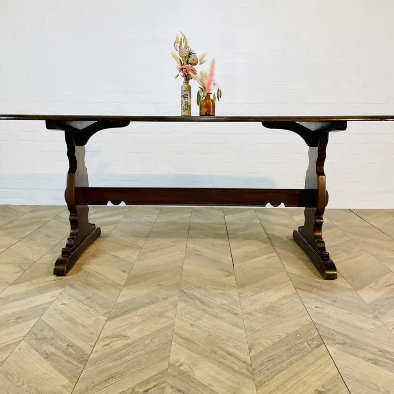 Sale Pamono Large Model 419 Refectory Dining Table by Lucian Ercolani for Ercol, 1960s