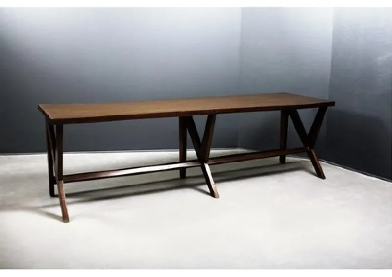 Pamono Large Model TAT-13-DA Console Table by Pierre Jeanneret, 1963> Console Tables