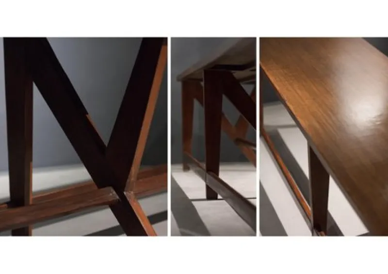 Pamono Large Model TAT-13-DA Console Table by Pierre Jeanneret, 1963> Console Tables