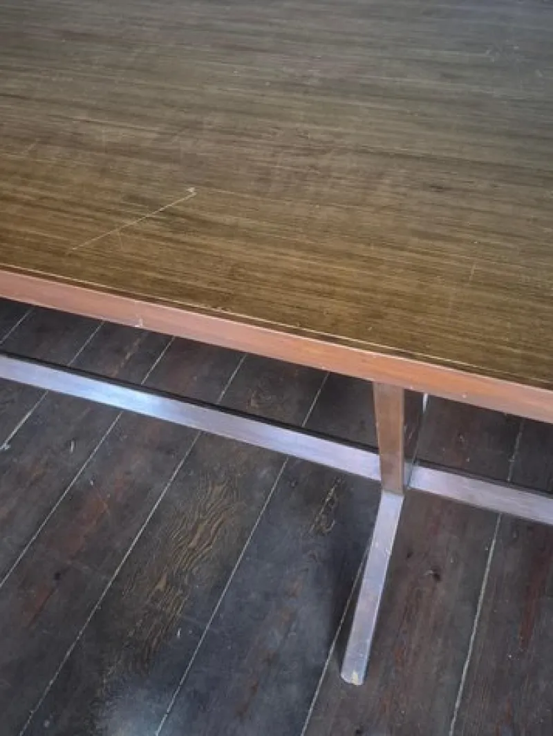 Pamono Large Model TAT-13-DA Console Table by Pierre Jeanneret, 1963> Console Tables