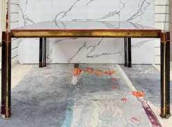 Clearance Pamono Large Modern Dining Table by Paolo Barracchia for Roman Deco, 1970s