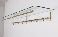 Best Pamono Large Modern Minimalist Wall Coat Rack, 1960s