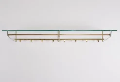 Best Pamono Large Modern Minimalist Wall Coat Rack, 1960s