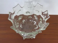 Pamono Large Murano Mugnoni Series Glass Vase attributed to Ercole Barovier, Italy, 1940s><noscript><img width=